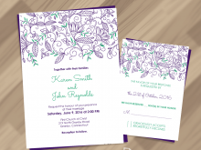 88 Best Nature Wedding Invitation Template For Free by Nature Wedding Invitation Template