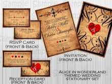 88 Customize Our Free Alice In Wonderland Wedding Invitation Template Now with Alice In Wonderland Wedding Invitation Template