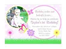 88 Customize Our Free Birthday Invitation Butterfly Template Maker for Birthday Invitation Butterfly Template