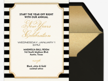 88 Format New Year Party Invitation Card Template With Stunning Design by New Year Party Invitation Card Template