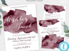 88 Free Printable Watercolor Wedding Invitation Template With Stunning Design with Watercolor Wedding Invitation Template