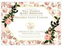 88 How To Create Victorian Tea Party Invitation Template Download with Victorian Tea Party Invitation Template