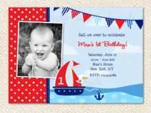 88 Online Nautical Birthday Invitation Template Photo by Nautical Birthday Invitation Template