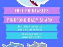 88 Standard Baby Shark Birthday Invitation Template Maker with Baby Shark Birthday Invitation Template