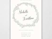 88 Standard Botanical Wedding Invitation Template With Stunning Design with Botanical Wedding Invitation Template