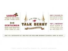 Kentucky Derby Party Invitation Template