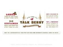 89 Adding Kentucky Derby Party Invitation Template Templates by Kentucky Derby Party Invitation Template