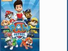 89 Adding Paw Patrol Invitation Template Blank Free With Stunning Design for Paw Patrol Invitation Template Blank Free
