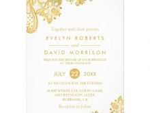 89 Blank Elegant Gold Wedding Invitation Template Download with Elegant Gold Wedding Invitation Template