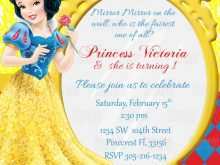 89 Creating Birthday Invitation Template Snow White PSD File with Birthday Invitation Template Snow White
