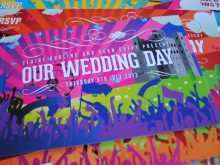 89 Creative Concert Ticket Wedding Invitation Template Download for Concert Ticket Wedding Invitation Template