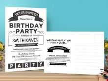 89 Customize Birthday Invitation Template Indesign in Word with Birthday Invitation Template Indesign