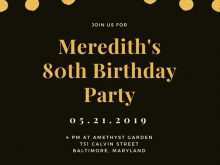 89 Format Birthday Invitation Template Black And Gold With Stunning Design with Birthday Invitation Template Black And Gold