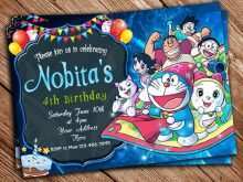 89 Free Doraemon Birthday Invitation Template Maker with Doraemon Birthday Invitation Template