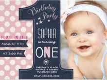 89 Free Printable Baby Birthday Invitation Card Template Vector Download with Baby Birthday Invitation Card Template Vector