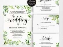 89 Free Wedding Invitation Template Greenery For Free by Wedding Invitation Template Greenery