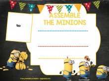 89 The Best Minions Birthday Invitation Template Maker by Minions Birthday Invitation Template