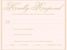 Dinner Invitation Response Sample