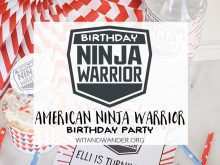 90 Blank Ninja Warrior Birthday Party Invitation Template Free Templates for Ninja Warrior Birthday Party Invitation Template Free