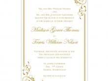 90 Blank Wedding Invitation Template Gold Formating by Wedding Invitation Template Gold