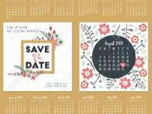 90 Customize Our Free Calendar Wedding Invitation Template With Stunning Design with Calendar Wedding Invitation Template