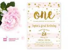90 How To Create Birthday Invitation Template Rose Gold Layouts by Birthday Invitation Template Rose Gold
