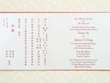 90 Report Chinese Wedding Invitation Template Layouts by Chinese Wedding Invitation Template