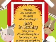 Zoo Party Invitation Template Free