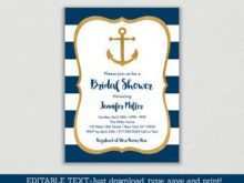 90 The Best Nautical Invitation Blank Template Download by Nautical Invitation Blank Template