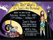 90 The Best Nightmare Before Christmas Birthday Invitation Template Layouts for Nightmare Before Christmas Birthday Invitation Template