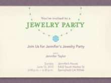 91 Best Jewelry Party Invitation Template Now by Jewelry Party Invitation Template