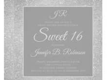 91 Customize Elegant Sweet 16 Invitation Templates in Word with Elegant Sweet 16 Invitation Templates