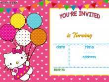 91 How To Create Hello Kitty Birthday Invitation Template Free Now by Hello Kitty Birthday Invitation Template Free