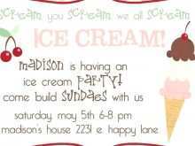 91 Online Ice Cream Party Invitation Template Free in Word with Ice Cream Party Invitation Template Free