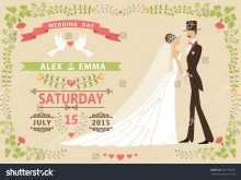 Wedding Invitation Template Cartoon