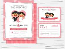 91 Online Wedding Invitation Template Cartoon With Stunning Design with Wedding Invitation Template Cartoon