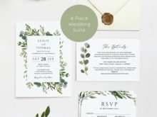 92 Best Greenery Wedding Invitation Template Maker by Greenery Wedding Invitation Template