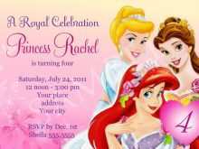 92 Blank Disney Princess Birthday Invitation Template Photo for Disney Princess Birthday Invitation Template