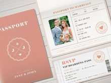 92 Create Free Passport Wedding Invitation Template Formating with Free Passport Wedding Invitation Template