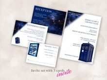 92 Customize Doctor Who Wedding Invitation Template Download by Doctor Who Wedding Invitation Template