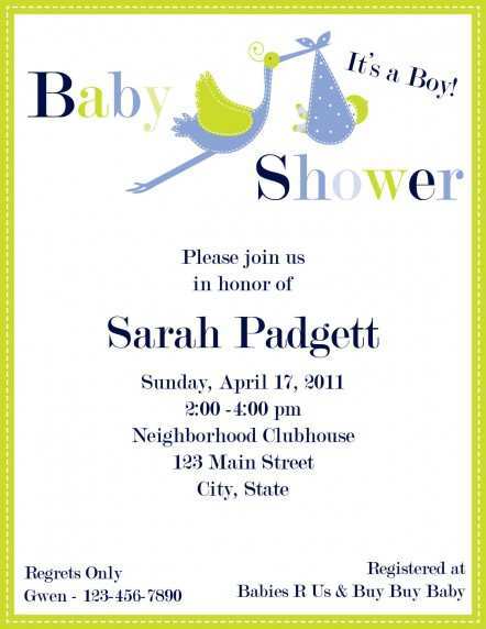 92 Customize Example Of Baby Shower Invitation Card Templates with Example Of Baby Shower Invitation Card