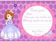 92 Format Princess Sofia Birthday Invitation Template Layouts by Princess Sofia Birthday Invitation Template