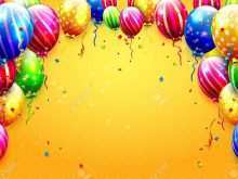 92 Online Birthday Invitation Template Balloons Photo with Birthday Invitation Template Balloons