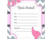 93 Best Baby Shower Blank Invitation Template For Free by Baby Shower Blank Invitation Template