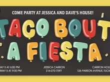 93 Blank Taco Party Invitation Template With Stunning Design by Taco Party Invitation Template