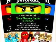 93 Creating Ninjago Party Invitation Template Free Templates with Ninjago Party Invitation Template Free