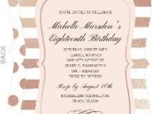 93 Customize Our Free Rose Gold Birthday Invitation Template Free With Stunning Design for Rose Gold Birthday Invitation Template Free
