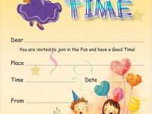 93 Free Printable Childrens Party Invitation Template With Stunning Design by Childrens Party Invitation Template