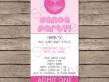 93 Online Dance Party Invitation Template Templates for Dance Party Invitation Template