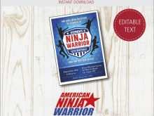 93 Report American Ninja Warrior Birthday Invitation Template Now for American Ninja Warrior Birthday Invitation Template